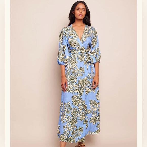 NWT Cara Cara Rosewood Wrap Dress - Picture 2 of 7